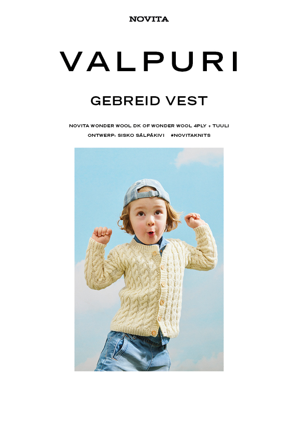 Valpui gebreid vest