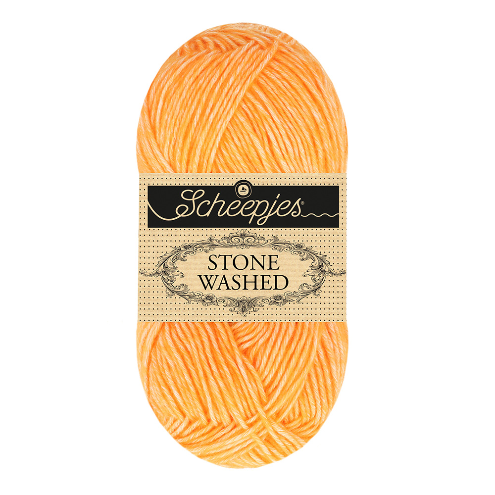 Stone Washed 842 Orange Calcite