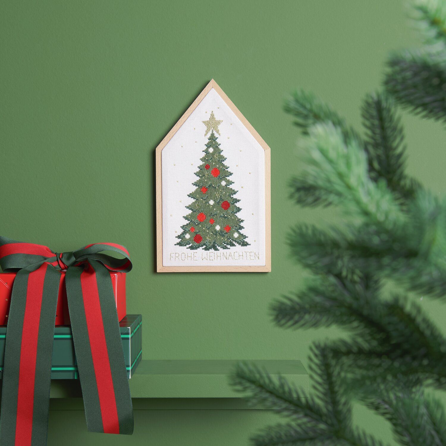 Borduurpakket kerstboom