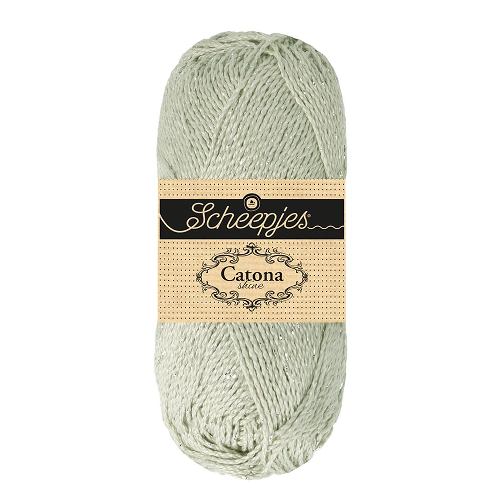 Scheepjes Catona Shine 172-S Light Silver - Silver