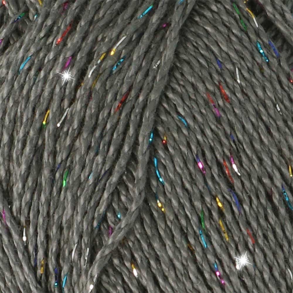 Scheepjes Catona Shine 242R Metal Grey Rainbow