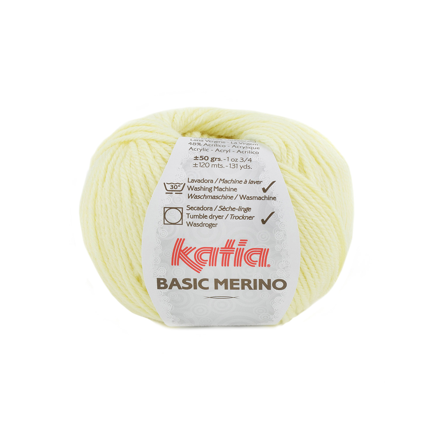 Basic Merino Pastel geel 84