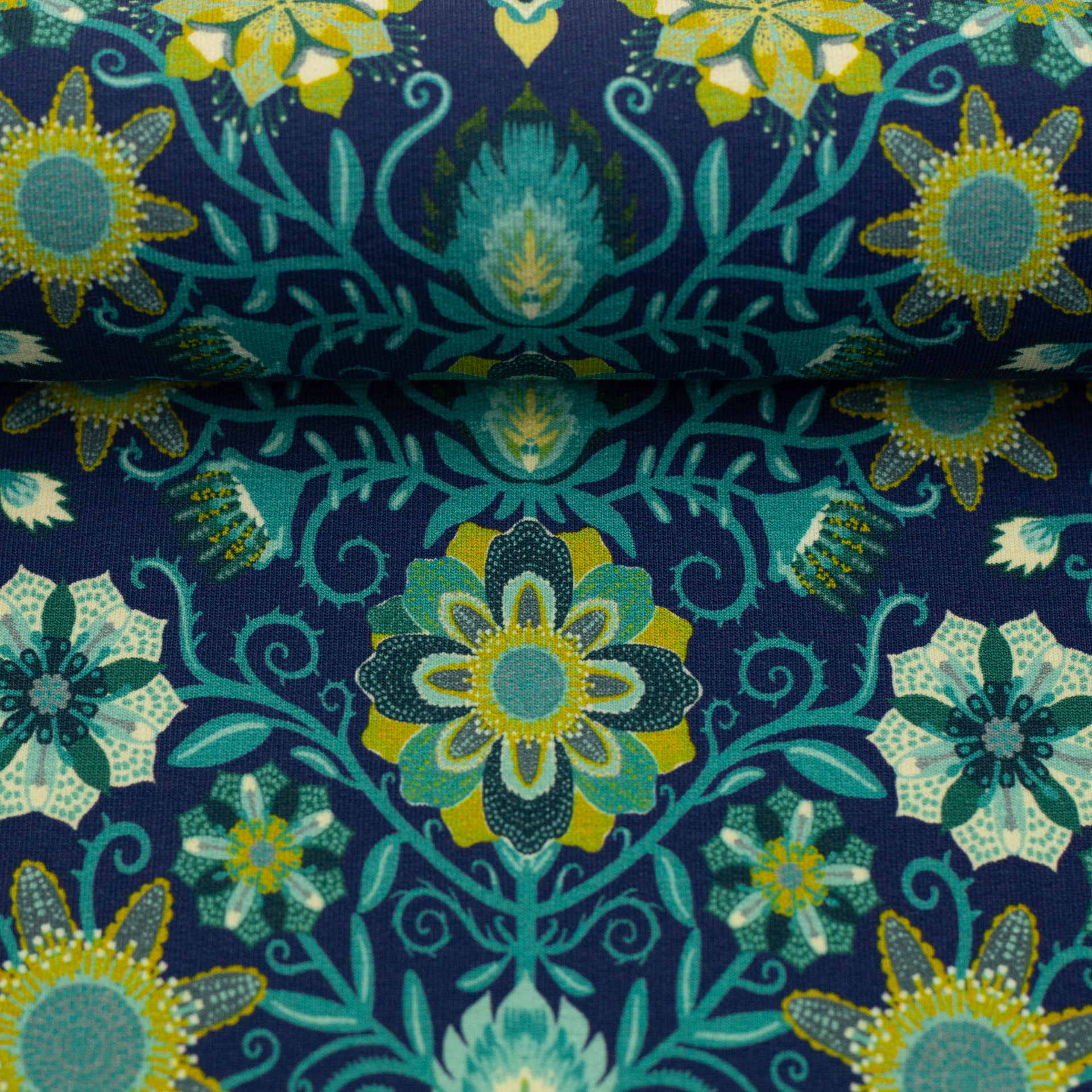 Tropical Flowers, French Terry 