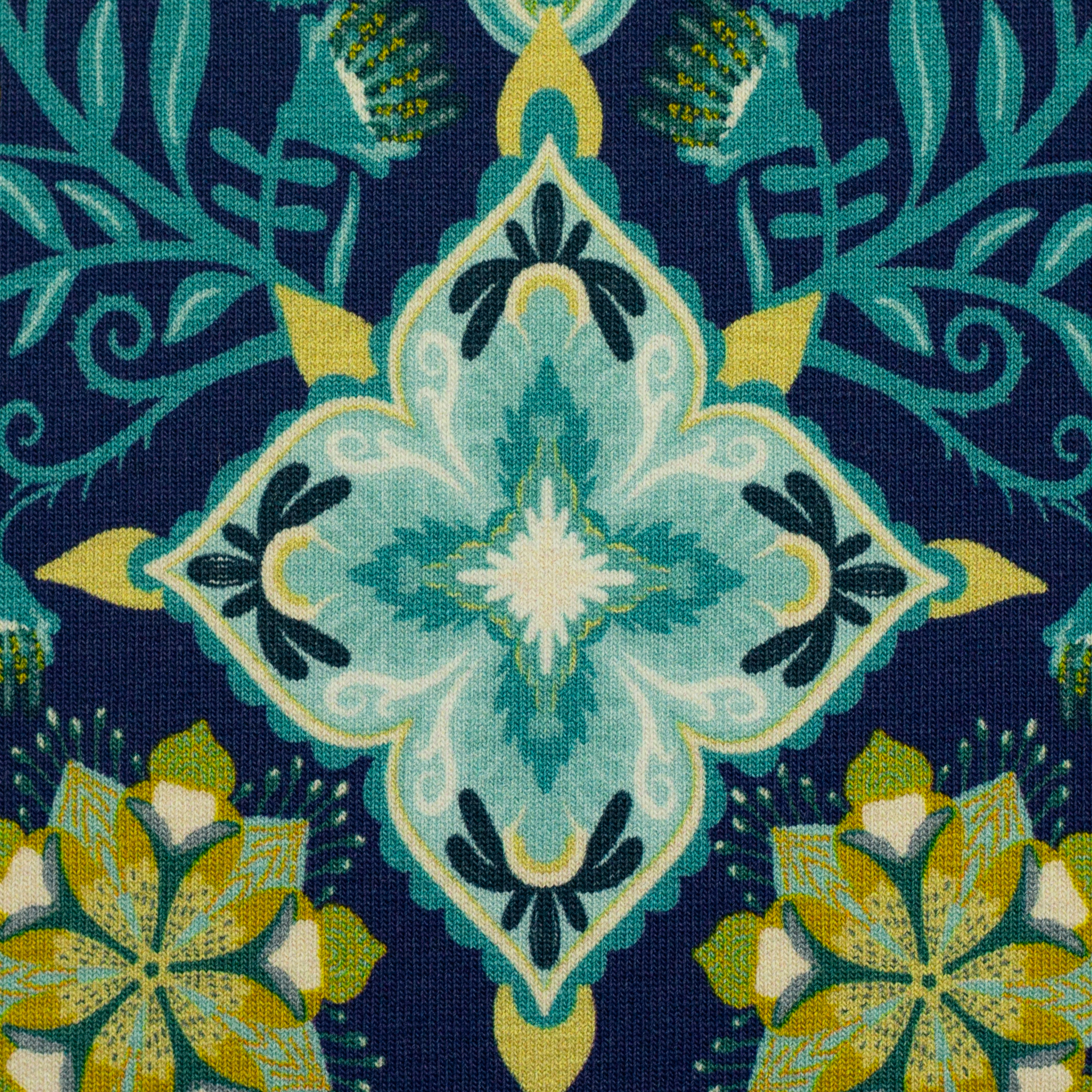 Tropical Flowers, French Terry 