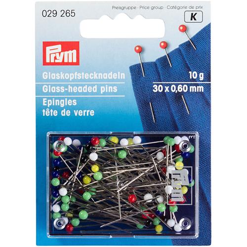 Prym Glaskopspelden zilverkleurig 30 mm 10 gram