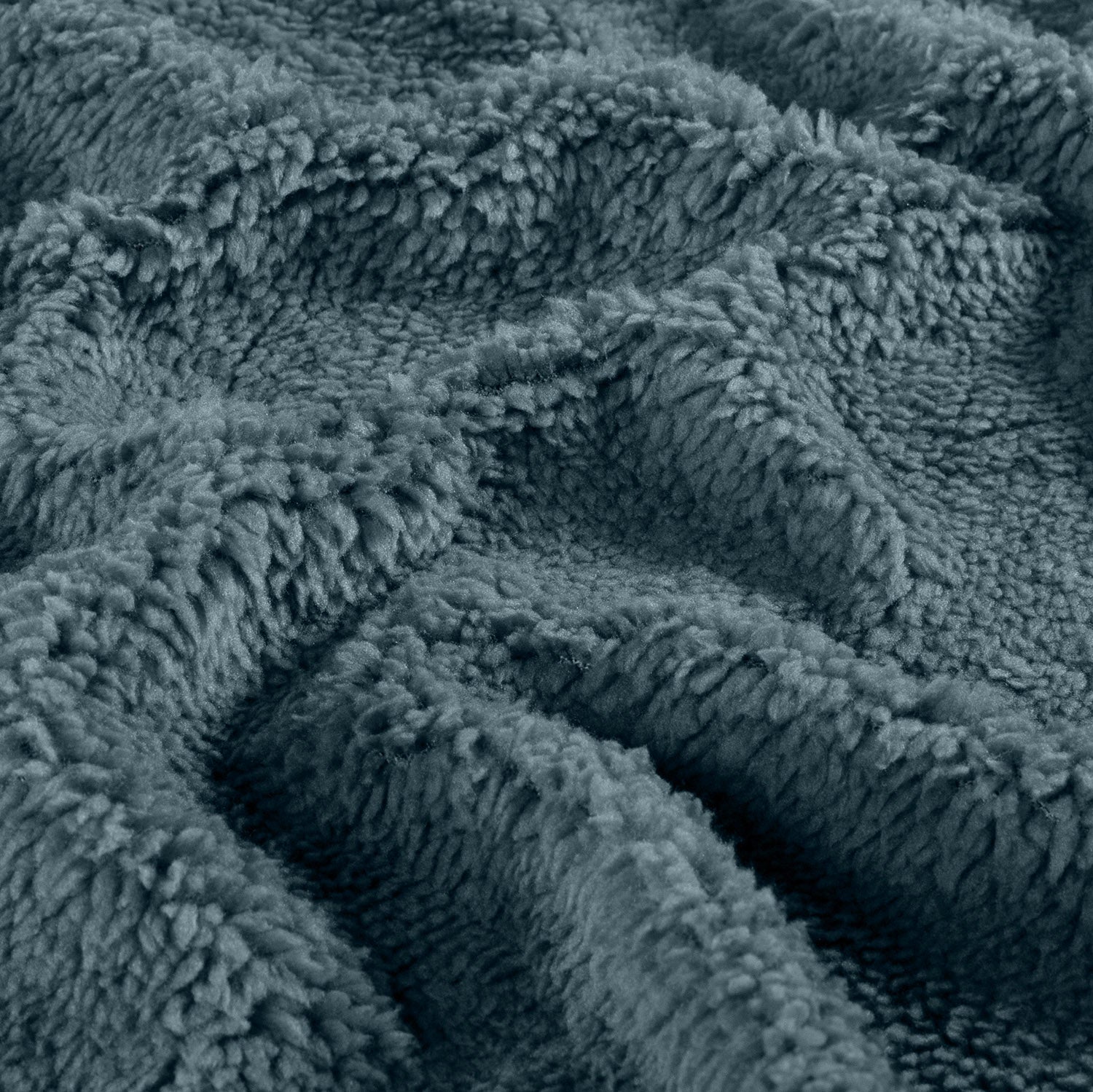 Sherpa Fleece Staalblauw