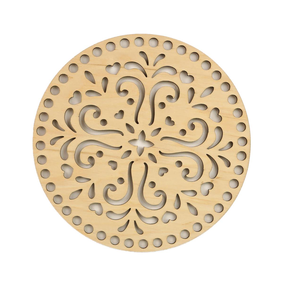 Durable Mandala breibenodigdheid berkenhout 17 cm