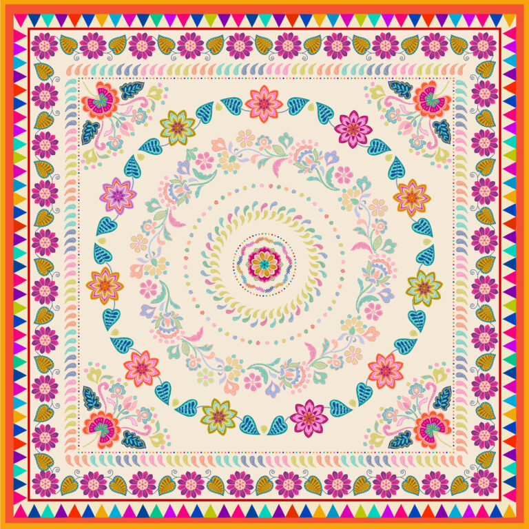Lewis & Irene quiltpaneel Sambramha 145 cm 100% katoen